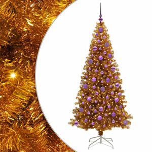 vidaXL Albero di Natale Oro 180 cm PET