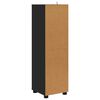 vidaXL Mobile da Bagno Nero 30,5 x 30 x 101 cm Legno multistrato