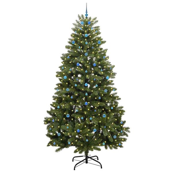 vidaXL Albero di Natale artificiale Verde 300 cm PVC e Metallo