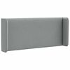 vidaXL Orecchia della Testata Grigio 40,5 x 40,5 x 4 cm Tessuto