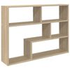 vidaXL Scaffale da parete A parete Rovere Sonoma 95 x 20 x 69,5 cm