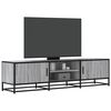 vidaXL Mobile TV Grigio Sonoma 160x35x41cm Legno Multistrato e Metallo