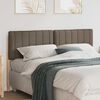 vidaXL Testiera imbottita Marrone e taupe 160 cm Pino massello