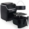 Princess Aerofriggitrice a Vapore 1700W 6,5L Nera