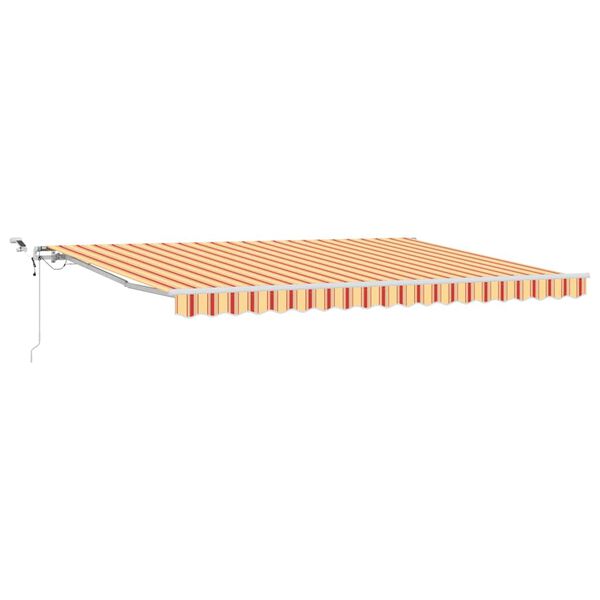 vidaXL Tenda Retrattile Giallo e Arancione 450 &times; 300 cm