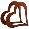 vidaXL Portalegna 41 x 40 x 20 cm Acciaio Corten Ruggine