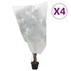 vidaXL Coperture con Coulisse per Piante 4pz 70 g/m&sup2; 0,8x1,2 m