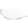 vidaXL Cuscino a Wedge Tinta unita Bianco 69 x 64 x 19 cm