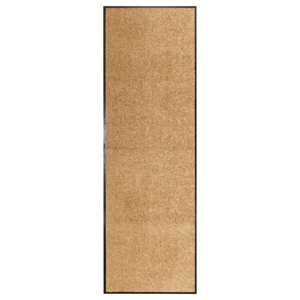vidaXL Zerbino Lavabile Crema 60x180 cm