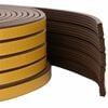 vidaXL Nastro adesivo per finestre Marrone 10 x 4 mm 12 m Schiuma EPDM