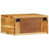 vidaXL Comodini da Parete 2pz in Legno Massello di Acacia
