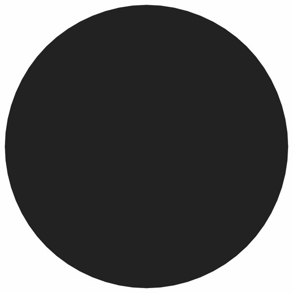 vidaXL Copertura Vite Adesiva 2 pcs Nero &Oslash; 20 x 0,5 mm Carta Rivestita