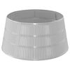 vidaXL GonnaperAlberodiNatale A forma di cono Argento &Oslash; 56 x 25,5 cm