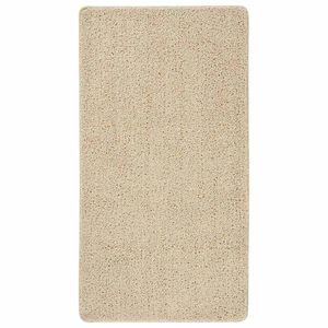 vidaXL Tappeto Shaggy Crema 80x150 cm Antiscivolo
