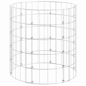 vidaXL Compostiera da Giardino &Oslash;50x50 cm in Acciaio Zincato