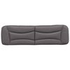 vidaXL Cuscino Testiera Hvar Grigio 180 cm in Similpelle
