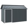 vidaXL Gabbia per uccelli Antracite 215 x 112 x 141 cm Acciaio zincato