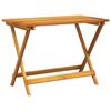 vidaXL Tavolo Giardino Pieghevole 90x52,5x65 cm Legno Massello Acacia