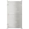 vidaXL Cancello da giardino 100x175 cm in acciaio inox