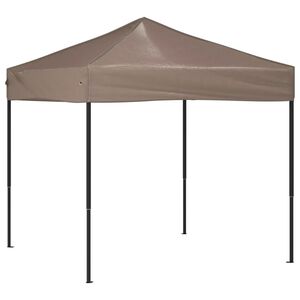 vidaXL Tenda per Feste Pieghevole Tortora 2x2 m