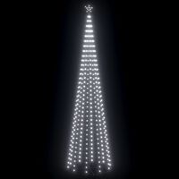 vidaXL Albero di Natale a Cono con 752 LED Bianco Caldo 160x500 cm