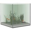 vidaXL Acquario con archiviazione Trasparente 30 x 30 x 30 cm Vetro