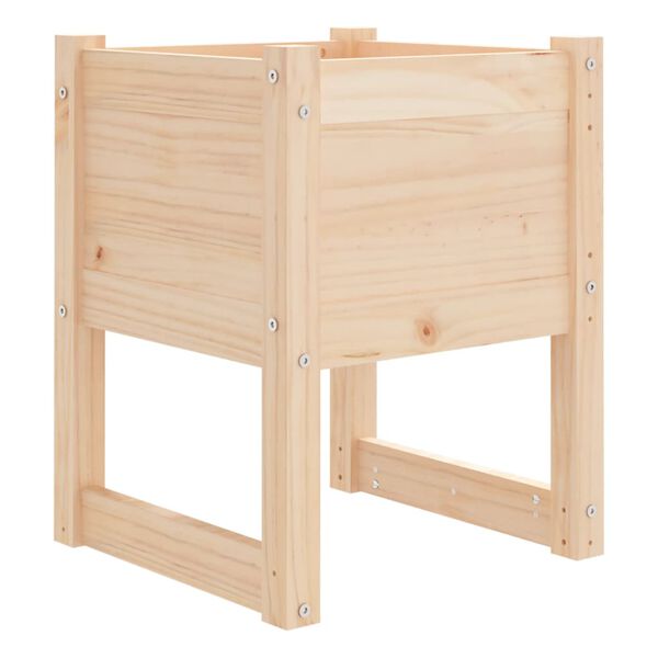 vidaXL Fioriera 40x40x52,5 cm in Legno Massello di Pino