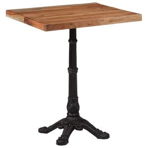 vidaXL Tavolo da Bistrot 60x60x76 cm in Legno Massello di Acacia