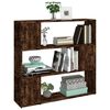 vidaXL Libreria/Divisorio Rovere Fumo 100x24x94 cm