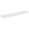 vidaXL Scaffali a Parete 4 pz Bianco Lucido 120x23,5x3,8 cm in MDF