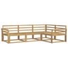 vidaXL Set di divani da esterno 4 pcs Bianco 250 x 170,5 x 73 cm