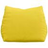 vidaXL Cuscino per Schiena Giallo Chiaro 45 x 20 x 35 cm Tessuto