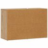 vidaXL Credenza Rovere artigianale 80 x 30 x 53 cm Legno multistrato