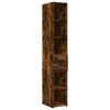 vidaXL Credenza Rovere Fumo 30x42,5x185 cm in Legno Multistrato