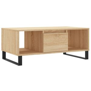 vidaXL Tavolino Salotto Rovere Sonoma 90x50x36,5 cm Legno Multistrato