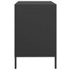 vidaXL Credenza Nera 68x39x58,5 cm in Acciaio Laminato a Freddo