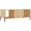vidaXL Tavolino da Salotto Rovere Sonoma 102x50x40cm Legno Multistrato
