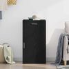 vidaXL Credenza con cassetto Rovere Nero 50 x 42,5 x 93 cm