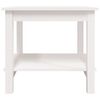 vidaXL Tavolino da Salotto Bianco 50x50x45 cm Legno Massello di Pino