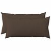 vidaXL Cuscino con cuscino HEERLEN 2 pz Tortora Tessuto