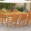 vidaXL Tavolo da Pranzo da Giardino 180x90x75 cm Legno Massello Acacia