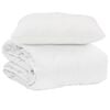 vidaXL Duvet Estivo con cuscino 2 pz Bianco Microfibra