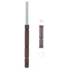 vidaXL Supporti per Mensole Flottanti 12 Beige &Oslash;14 x 210 mm Acciaio