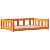 vidaXL Letto per Cani Marrone cerato 100 x 70 x 28 cm Pino massello