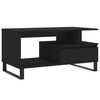 vidaXL Tavolino da Salotto Nero 90x49x45 cm in Legno Multistrato