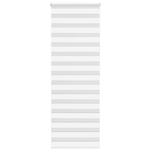 vidaXL Tenda a Rullo Zebra Larghezza Tessuto 75,9 cm Poliestere