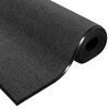 vidaXL Tappetino Altro Antracite e Nero 120 x 250 cm Poliammide e PVC