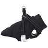 vidaXL Cappotto Cani con Imbracatura Impermeabile Riflettente Nero L36