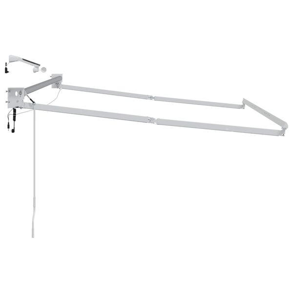 vidaXL Struttura della tenda elettrica retrattile Bianco 3,5 x 2 m