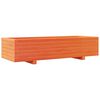 vidaXL Fioriera Giardino Marrone Cera 110x40x26,5 cm in Legno di Pino